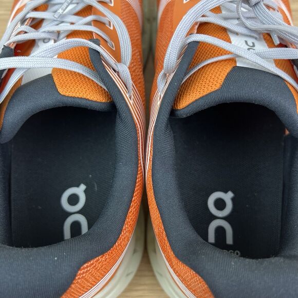 On Shoes Men’s Size 11 Cloudgo Turmeric Aloe Orange Mesh Running Sneakers - Picture 8 of 9